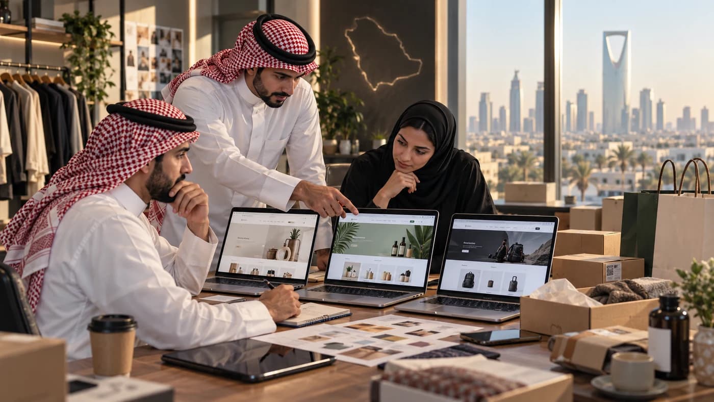 Salla, Shopify and WooCommerce comparison for Saudi ecommerce